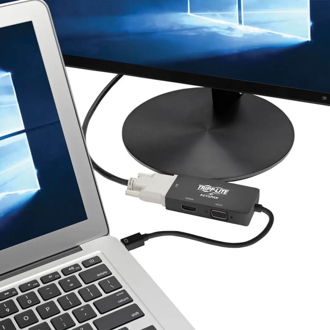 Tripp Lite P137-06N-HDVK6B Video Kabel Adapter - 0,15m - Mini DisplayPort/VGA/HDMI/DVI - Zwart