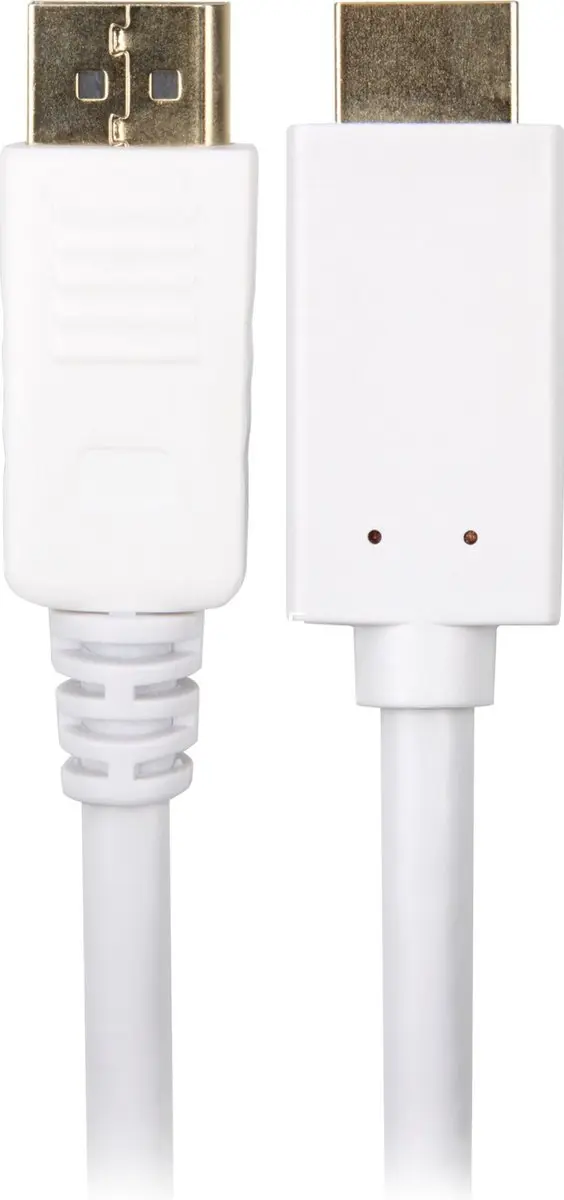 Sharkoon DisplayPort 1.2 naar HDMI Kabel - Wit