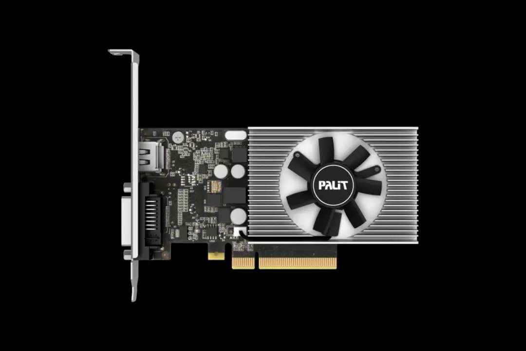 Palit GeForce GT 1030 NEC103000646-1082F Videokaart - 2GB GDDR4 - Zwart