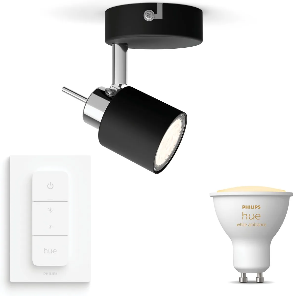Philips Hue Meranti Opbouwspot Zwart