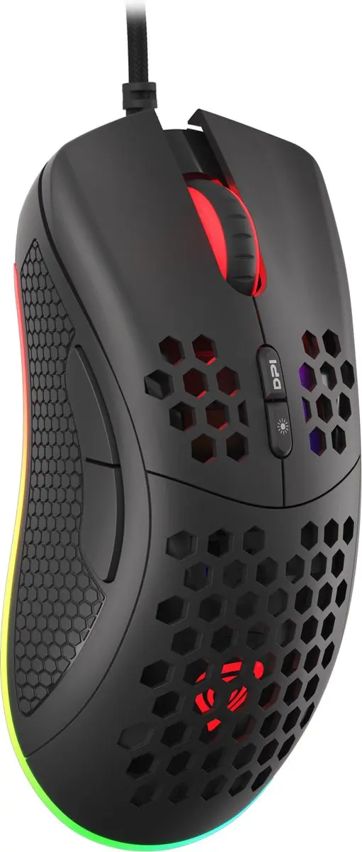 Genesis Krypton 555 NMG-1839 Game Muis - 7 Knoppen - Zwart - afbeelding 6 van 6