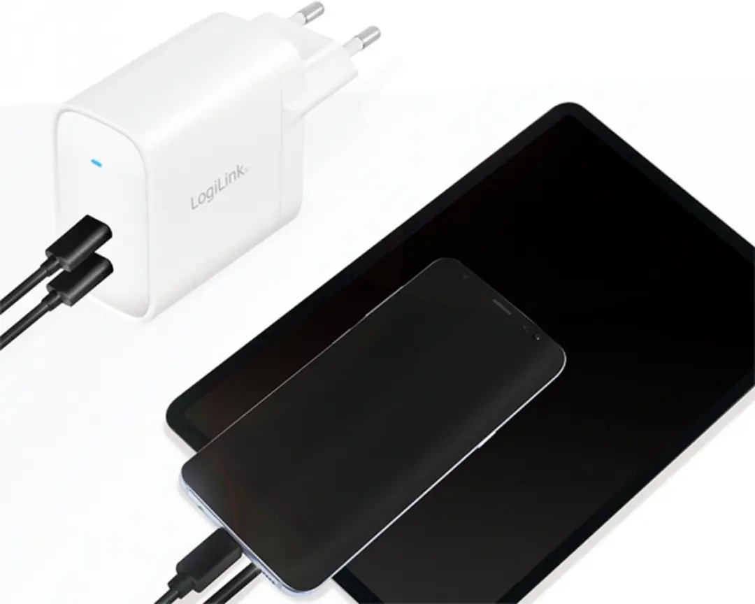 Logilink PA0282 USB-oplader 20W - 2x USB-C - Wit
