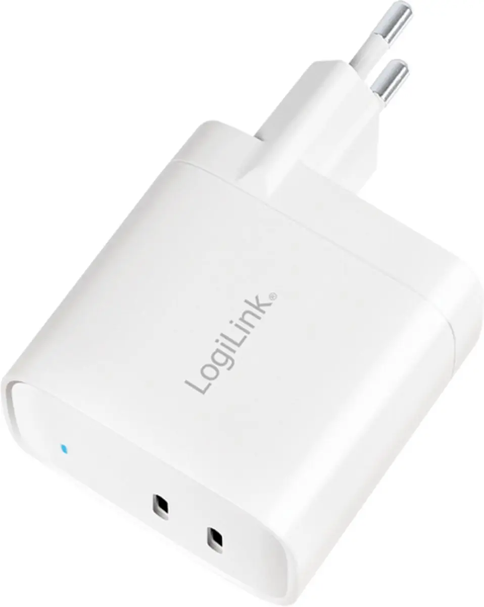 Logilink PA0282 USB-oplader 20W - 2x USB-C - Wit