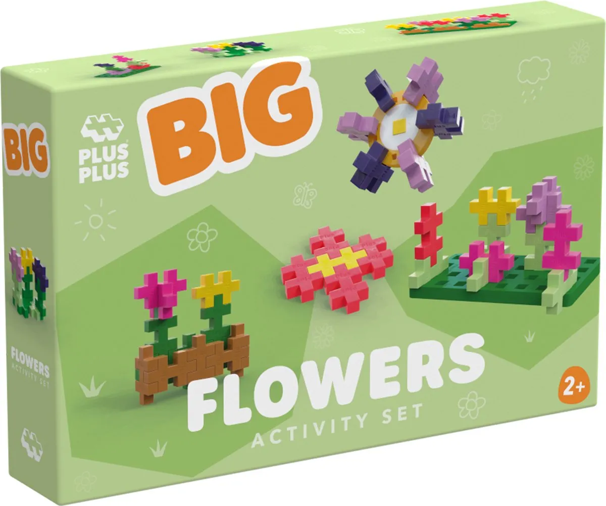 Plus-Plus BIG Activity Flowers 4355 Bouwset - 40 Stuks - Bloemen