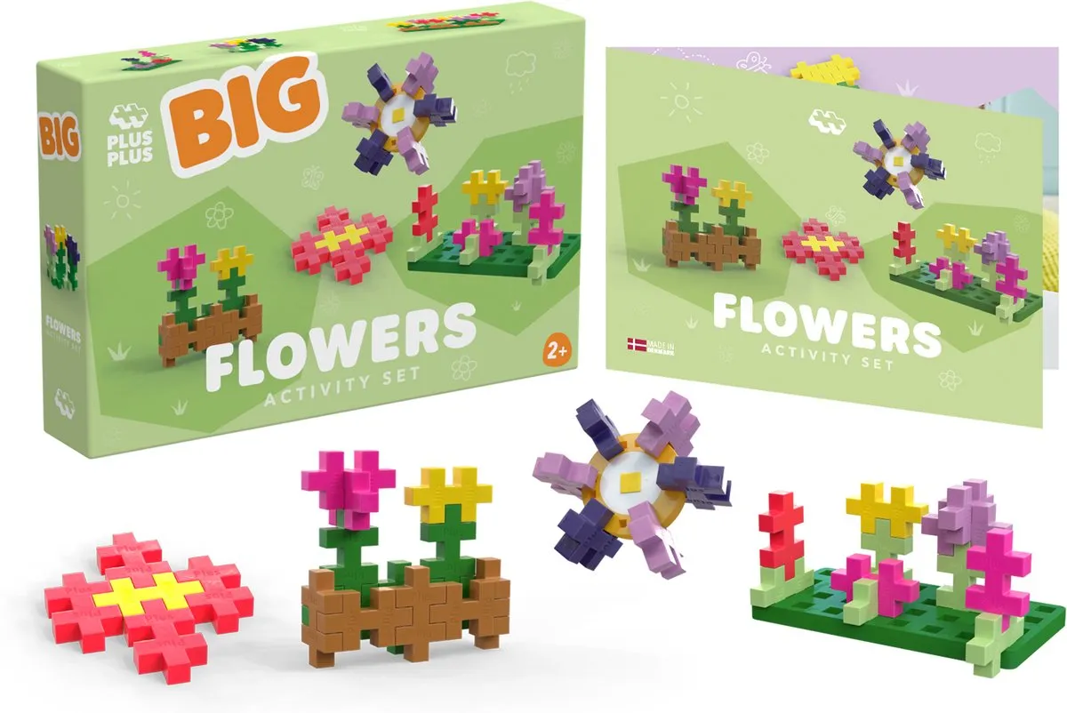 Plus-Plus BIG Activity Flowers 4355 Bouwset