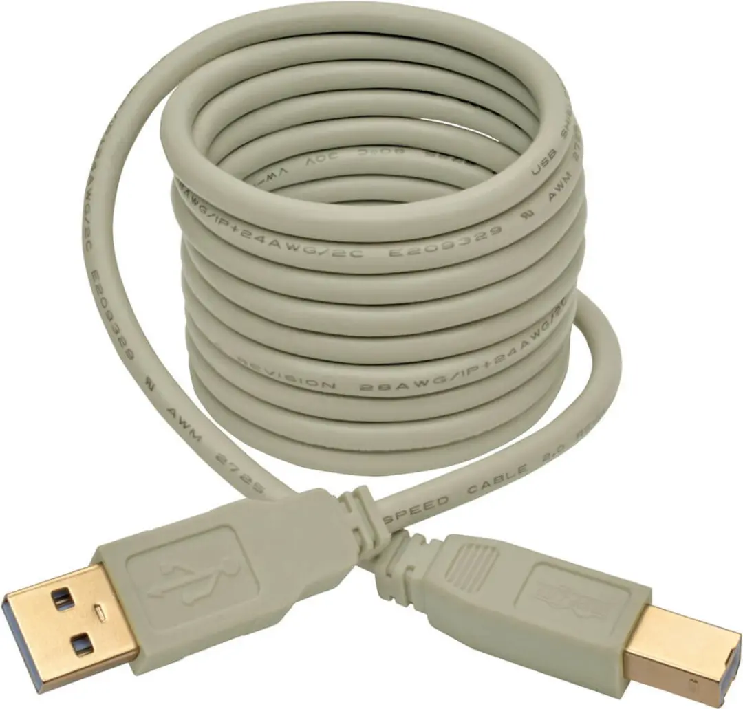 Tripp Lite U022-006-BE USB 2.0 Kabel A/B - 1,8m - Beige