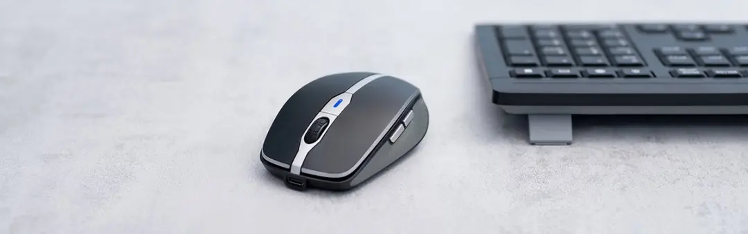 Cherry MW 9100 JW-9100-2 Ambidextrous Muis - Zwart