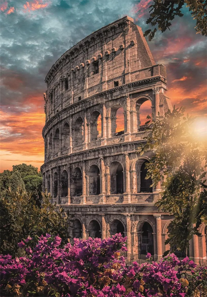 Clementoni Flavian Amphitheatre Puzzel 500 Stukjes - Multicolor