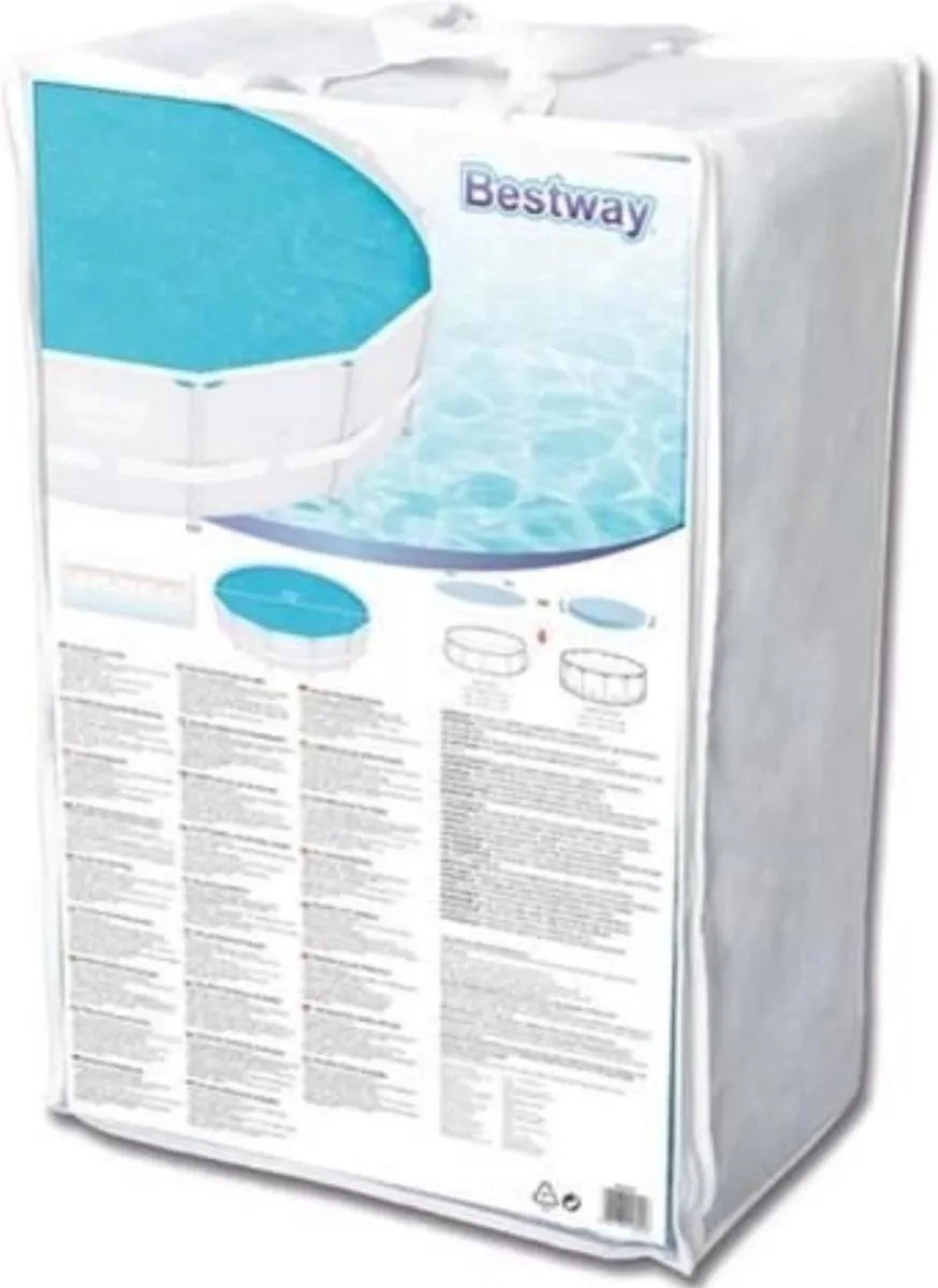 Bestway Solar Zwembad Afdekzeil Rond 427cm - Blauw