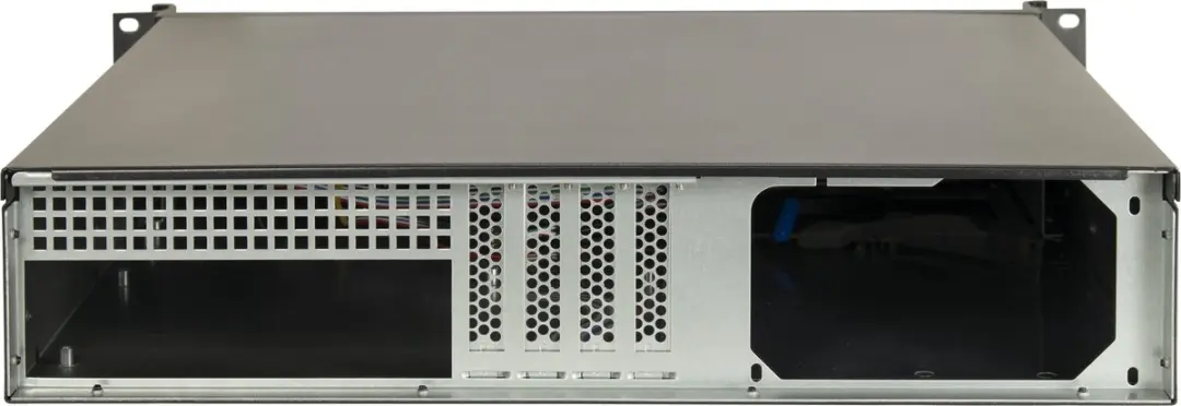 Intertech 2U-K-240L Rack - 2x 2.5" 4x 3.5" 1x 5.25" - Zwart