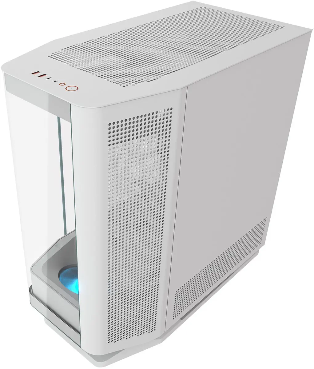 Cougar FV270 PC Behuizing - Panoramisch Wit