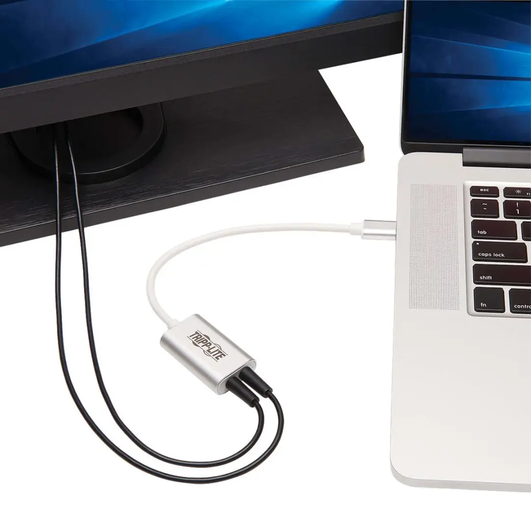 Tripp Lite U437-002 USB-C naar 3.5mm Audio Adapter - Zilver