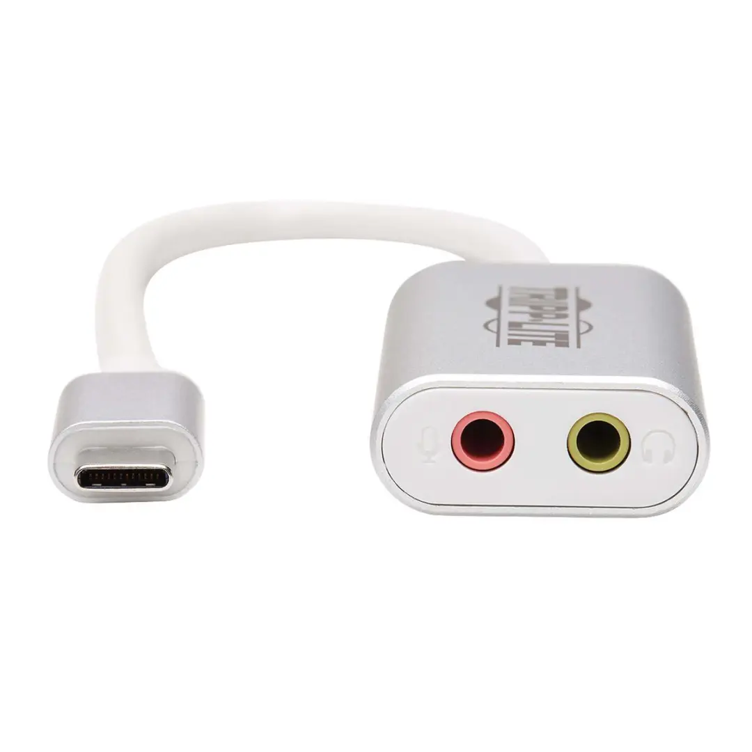 Tripp Lite U437-002 USB-C naar 3.5mm Audio Adapter - Zilver