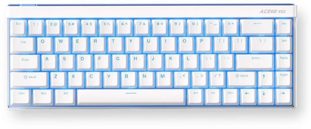 MCHOSE Ace68 Air MC-Ace68Air-7 Mechanisch Gaming Toetsenbord - Wit - afbeelding 6 van 6