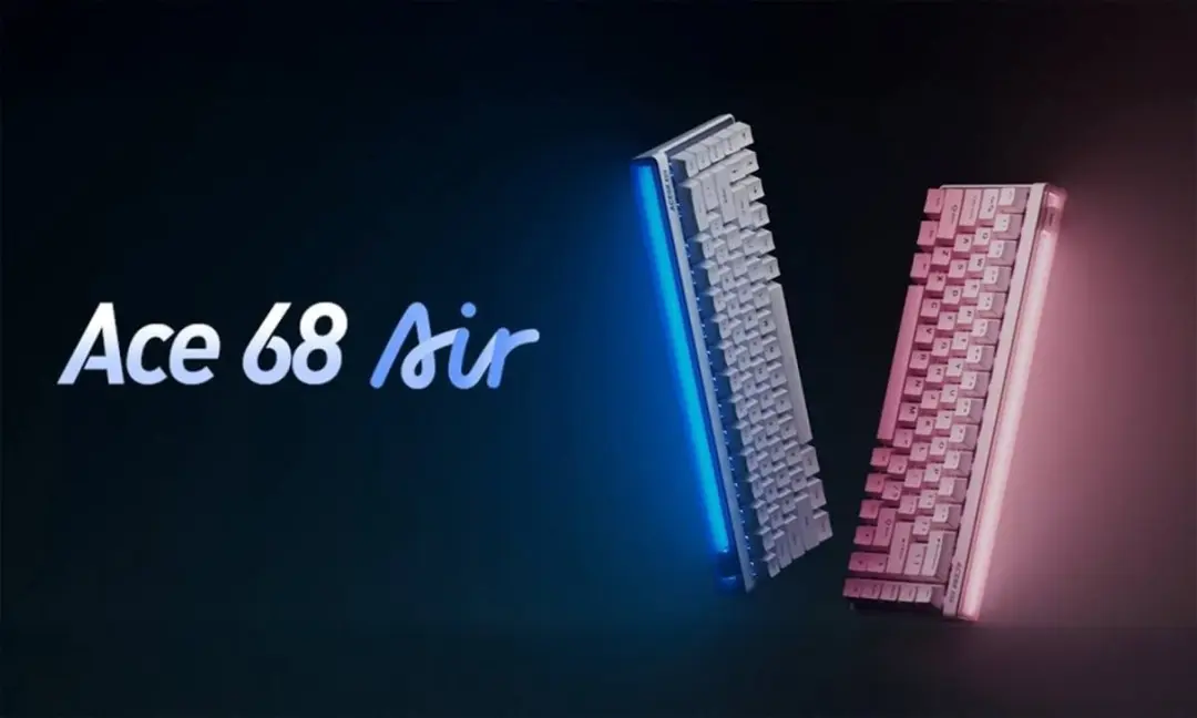MCHOSE Ace68 Air MC-Ace68Air-7 Mechanisch Gaming Toetsenbord - Wit