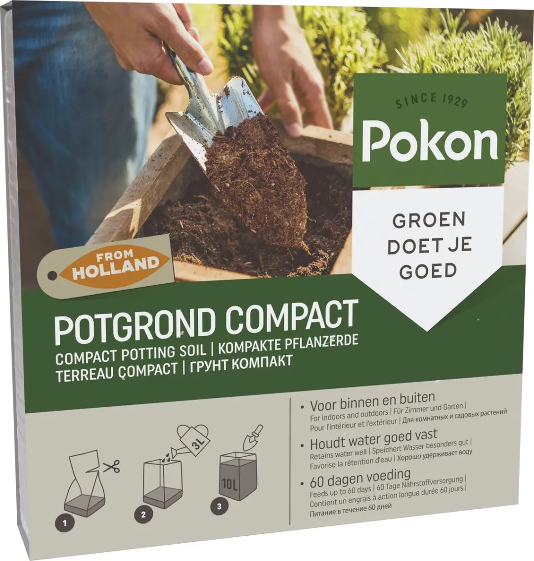 Pokon Kokos Potgrond Compact 10L - Universeel