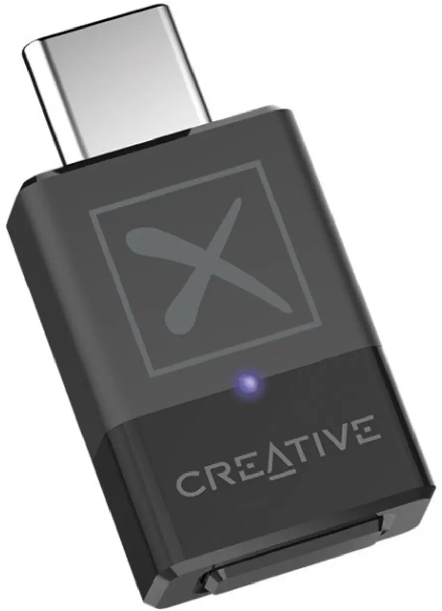 Creative BT-W3X Bluetooth Zender - 50m Bereik - AptX HD - Zwart