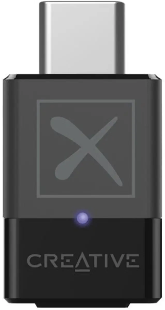 Creative BT-W3X Bluetooth Zender - 50m Bereik - AptX HD - Zwart