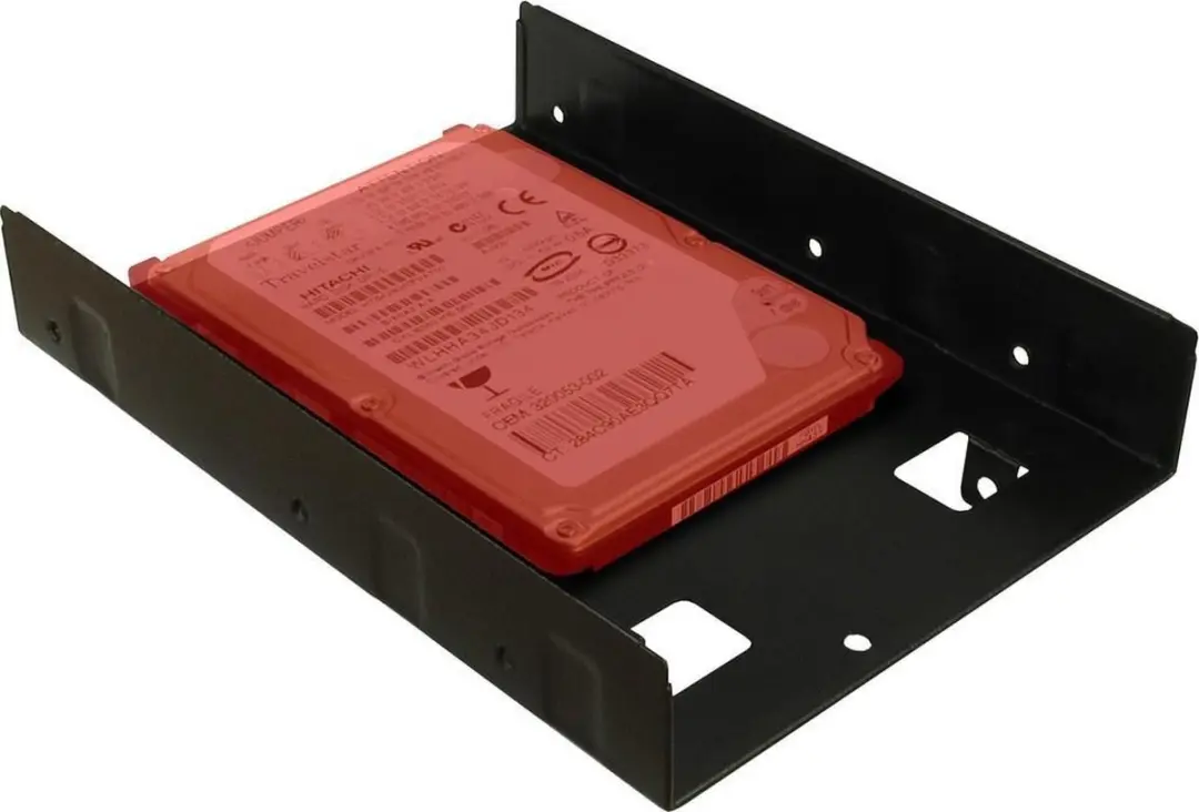 Intertech 88885232 Drive Bay Bezelplaat - 2x 2,5" - Zwart