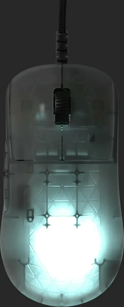 Endgame Gear OP1 RGB Dark Frost Muis - PixArt PAW 3395 - Kailh GX - 26.000 DPI