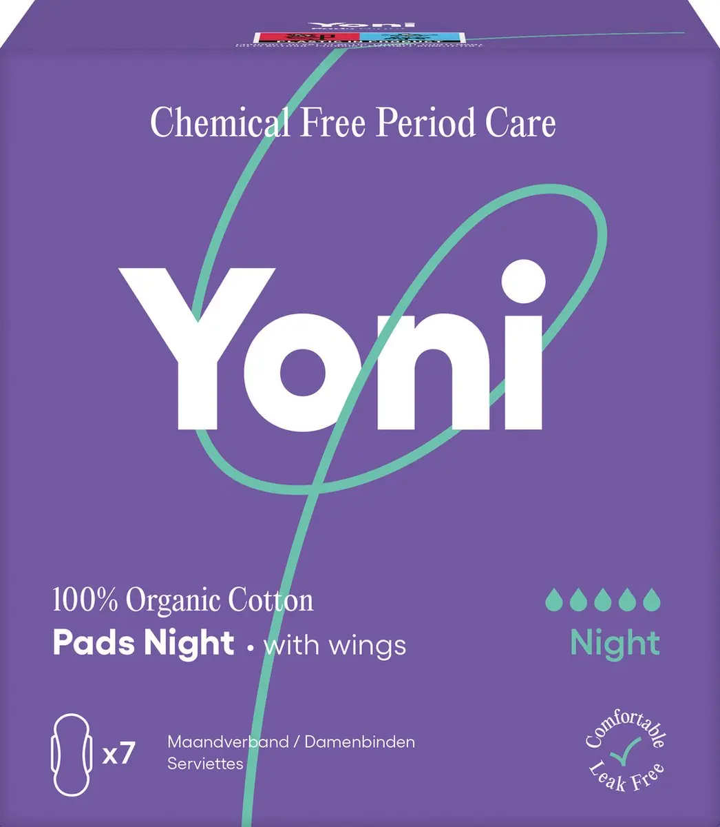Yoni Night Maandverband Biologisch Katoen