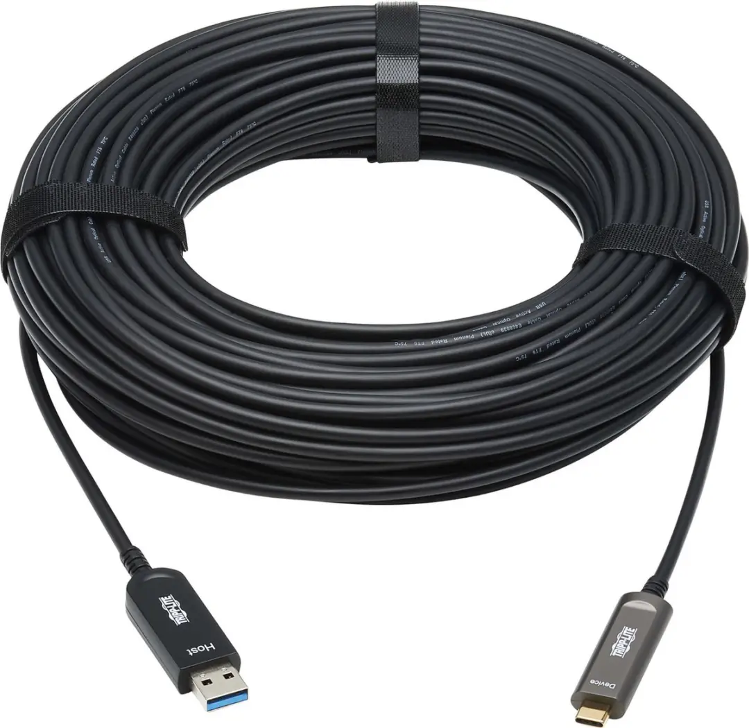 Tripp Lite U428F-30M-D3 USB 3.2 Gen 2 Kabel - USB A naar USB C - Zwart