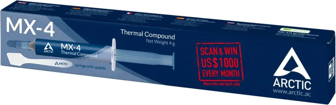 Arctic MX-4 ACTCP00031B Warmtegeleipasta - 4g - Blauw