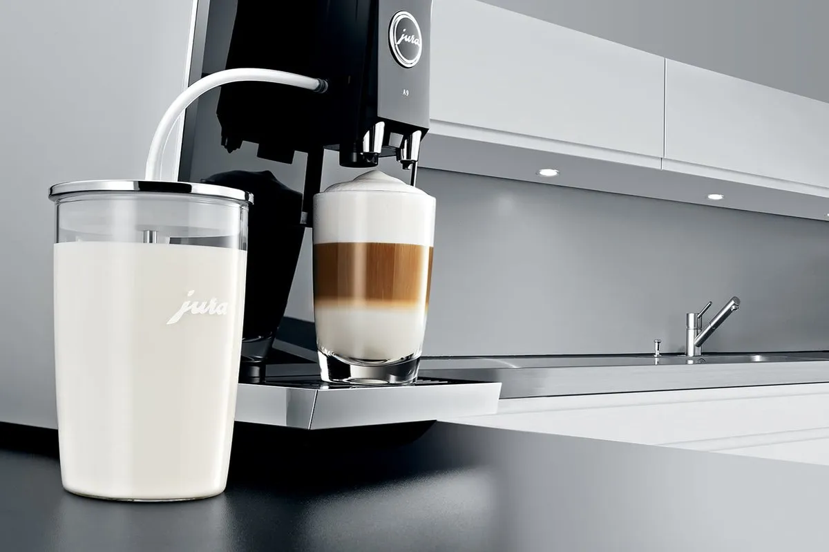 Jura Glazen Melkhouder 500ml - Transparant