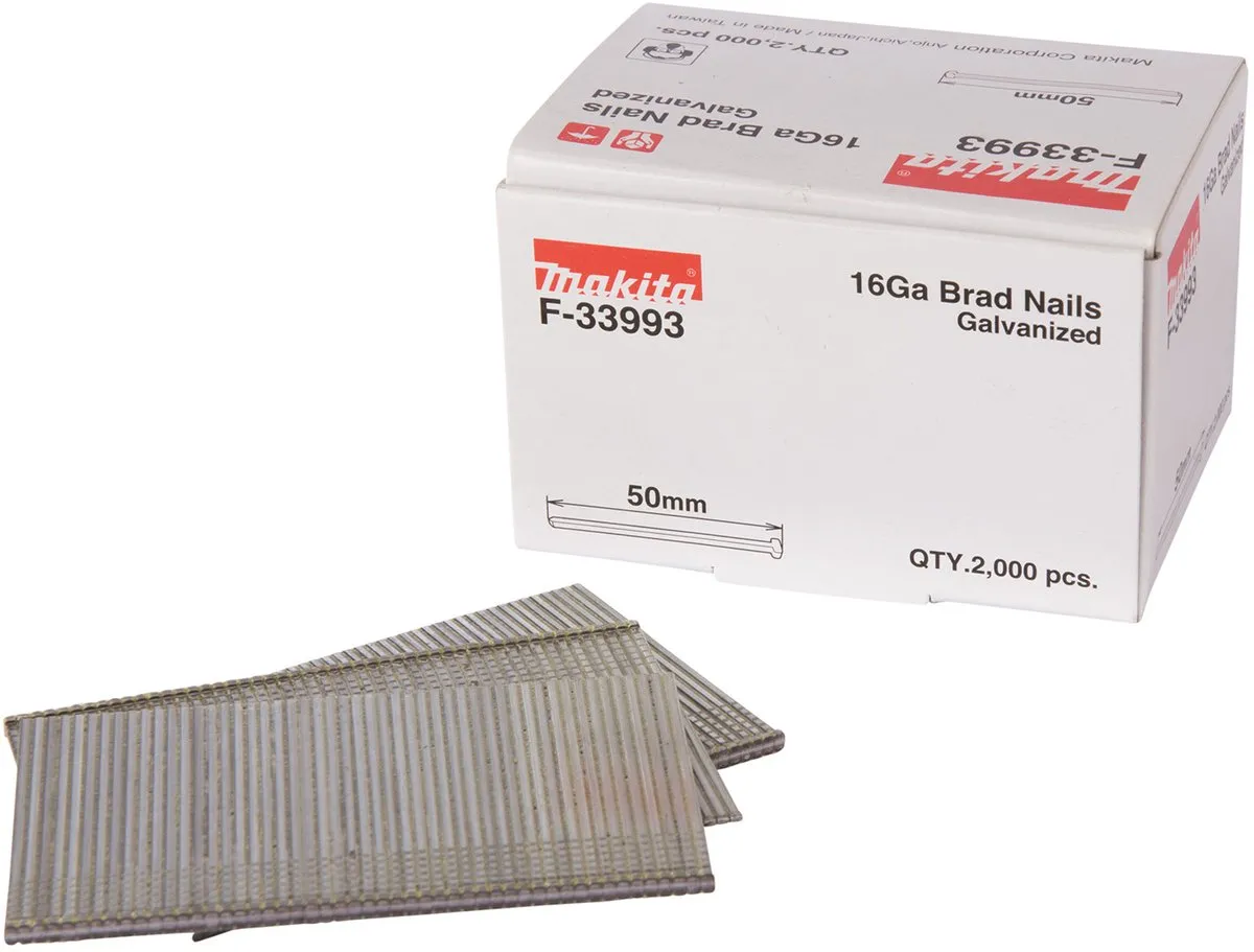 Makita F-33993 Bradnagels 50mm - 2000 Stuks - Gegalvaniseerd - afbeelding 6 van 6
