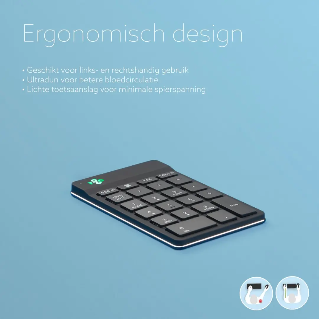 R-Go Numpad Break RGOCONMWLBL - Draadloos Zwart