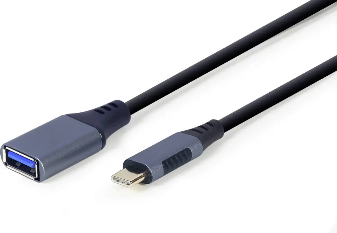 Cablexpert USB-C naar USB-A Adapter - Grijs