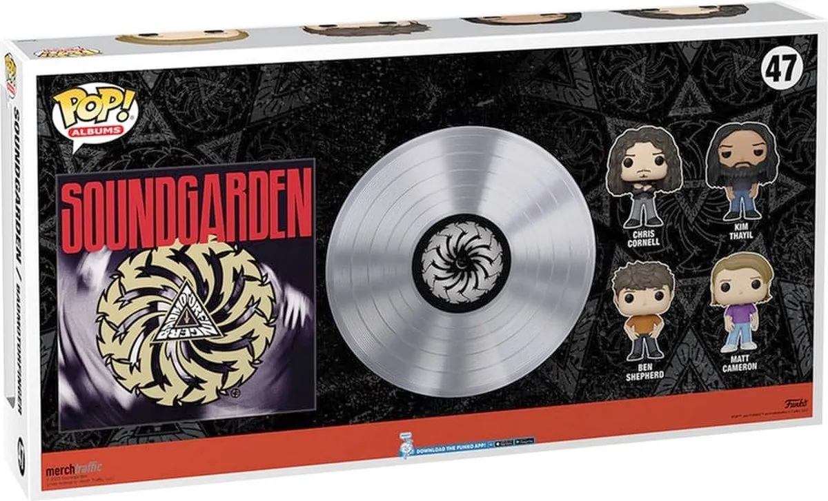 Funko Soundgarden POP! Albums DLX Badmotorfinger - 4 Stuks