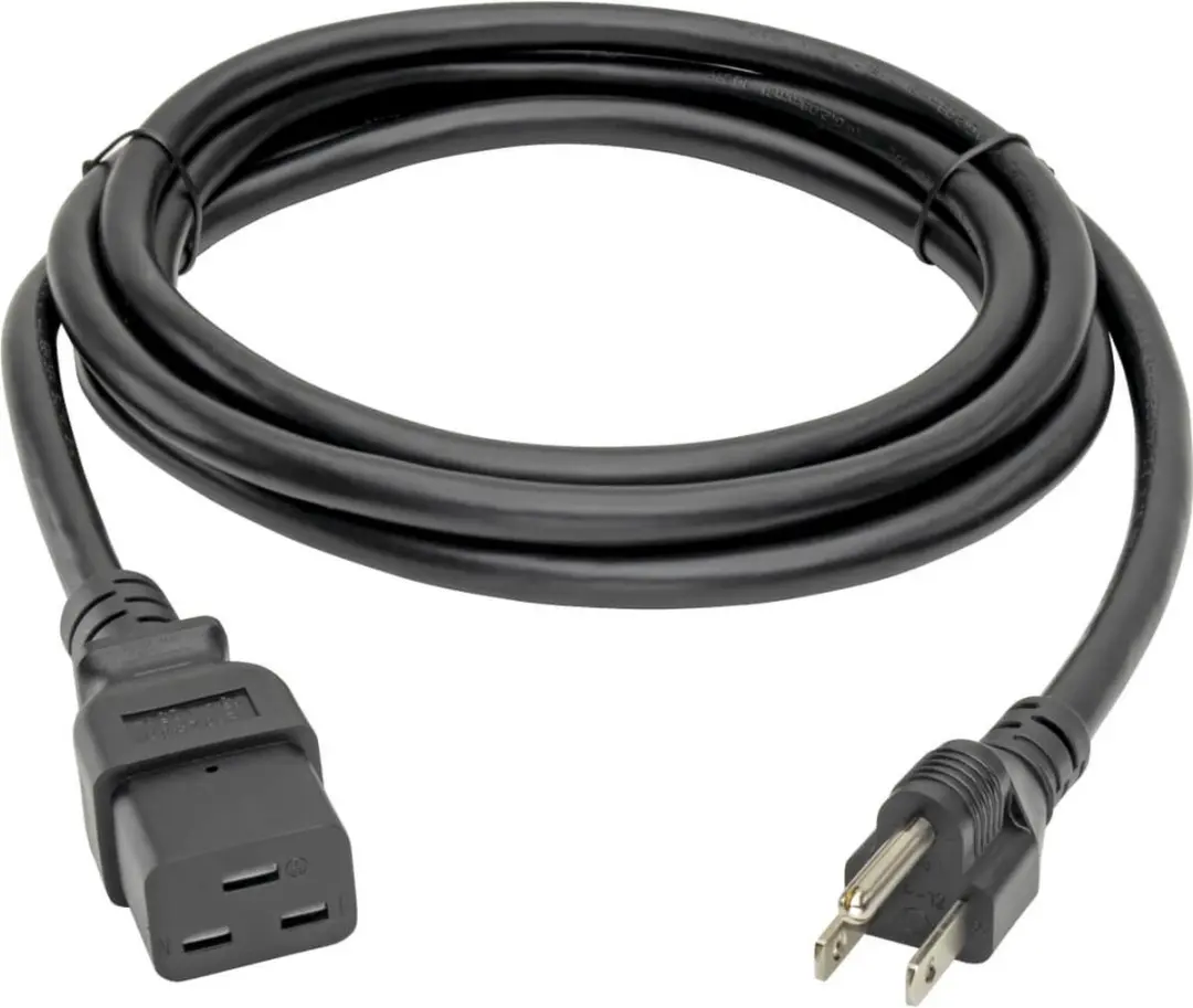 Tripp Lite IEC-320-C19 NEMA 5-15P Kabel - 3.05m - Zwart