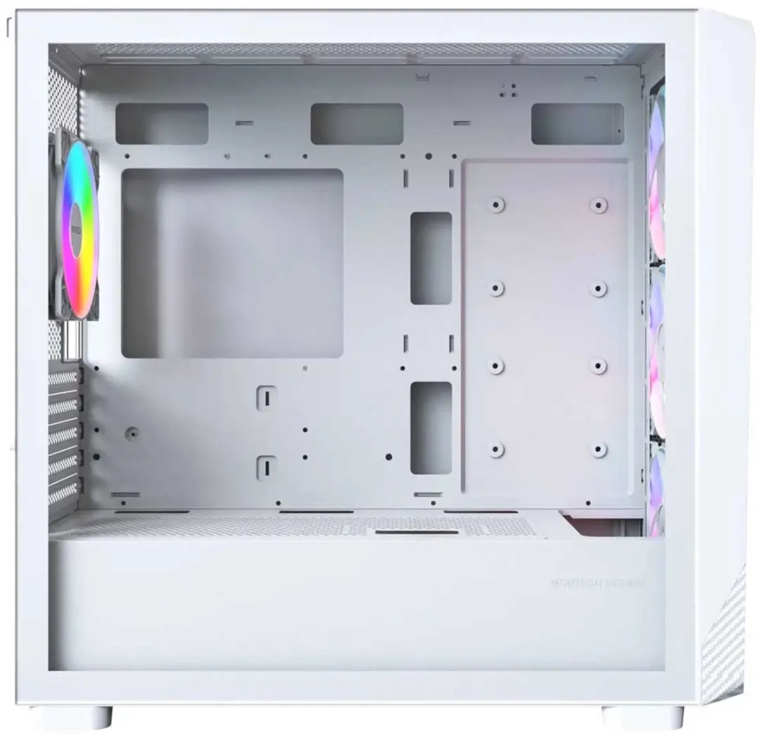 Montech X5M PC-Case - 4x 2.5" 2x 3.5" - Wit