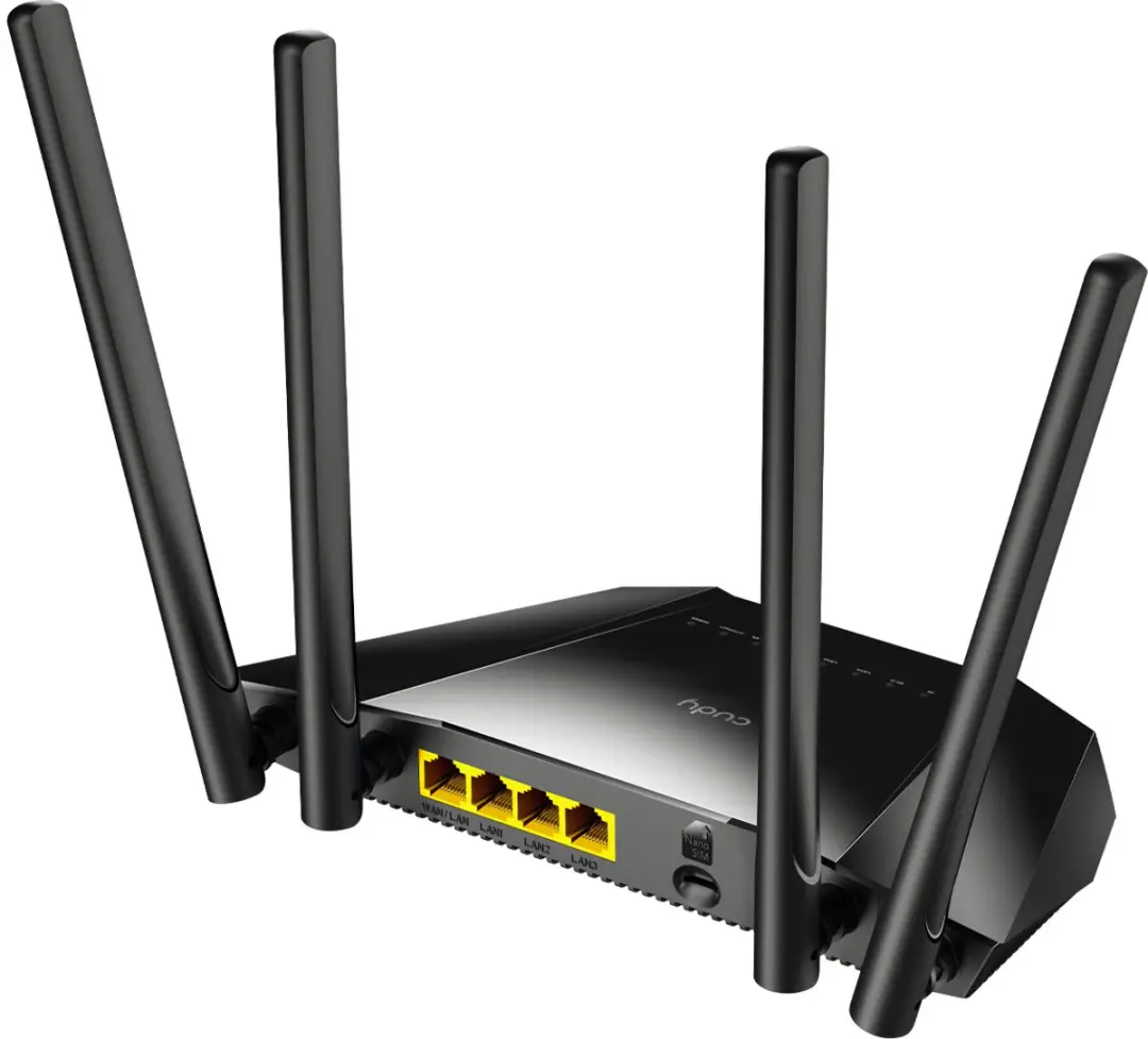 Cudy N300 4G Router LT400 - Dual WAN/LAN - VPN Support - Zwart