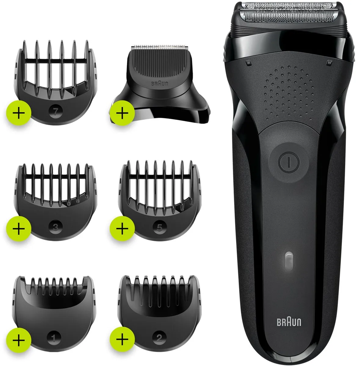 Braun Series 3 300BT Scheerapparaat - Grijs - 3 Mesjes