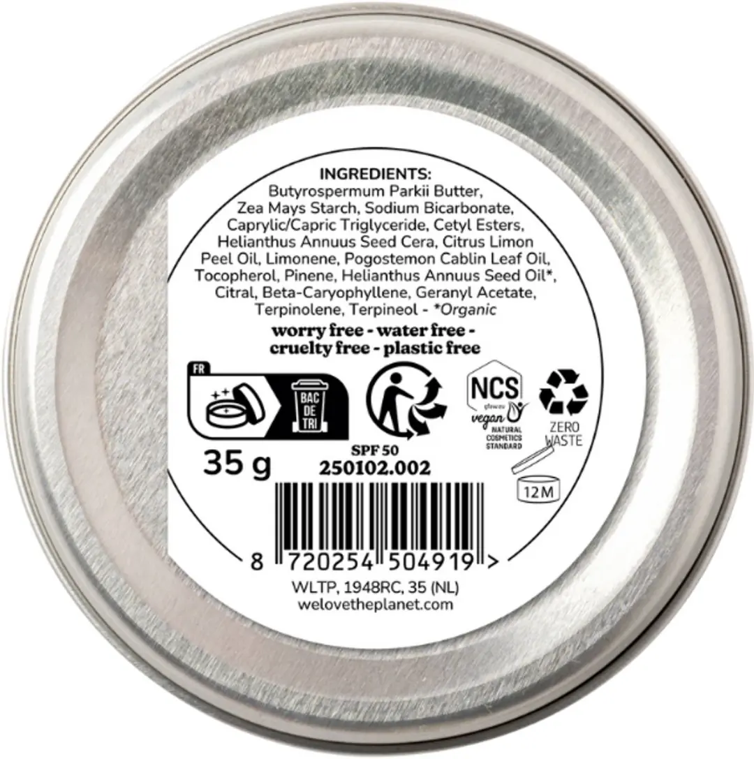 We Love the Planet Zonnebrand SPF50 35ml - Vegan