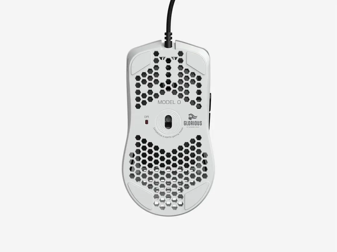 Glorious Model O GO-GWHITE Gamingmuis - 6 Knoppen - 12.000 DPI - Wit