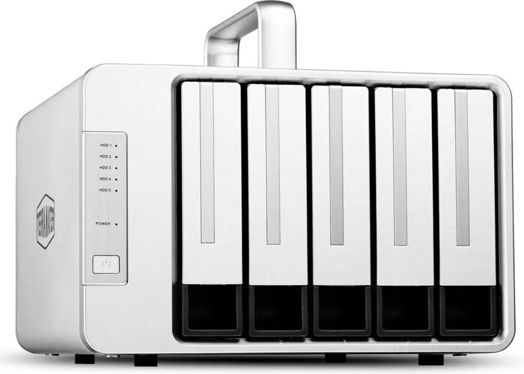 TerraMaster D5-Thunderbolt 3 NAS-server 5 Bays - Zwart
