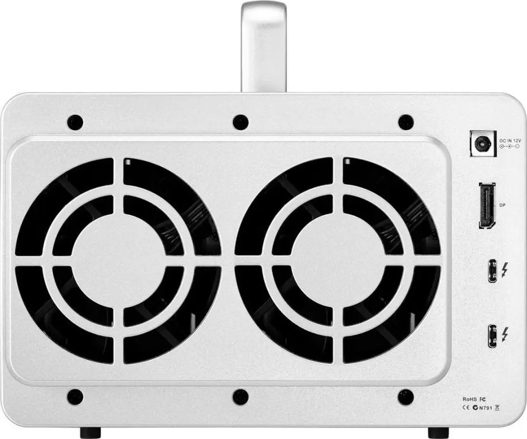 TerraMaster D5-Thunderbolt 3 NAS-server 5 Bays - Zwart - afbeelding 6 van 6
