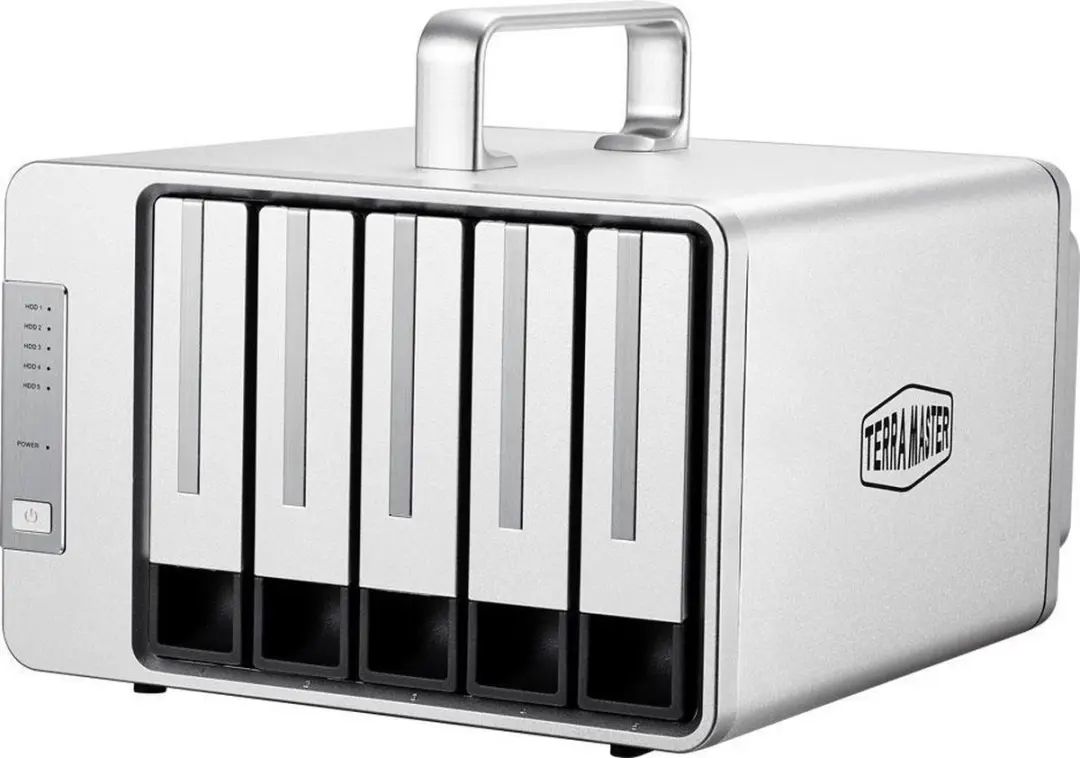 TerraMaster D5-Thunderbolt 3 NAS-server 5 Bays - Zwart