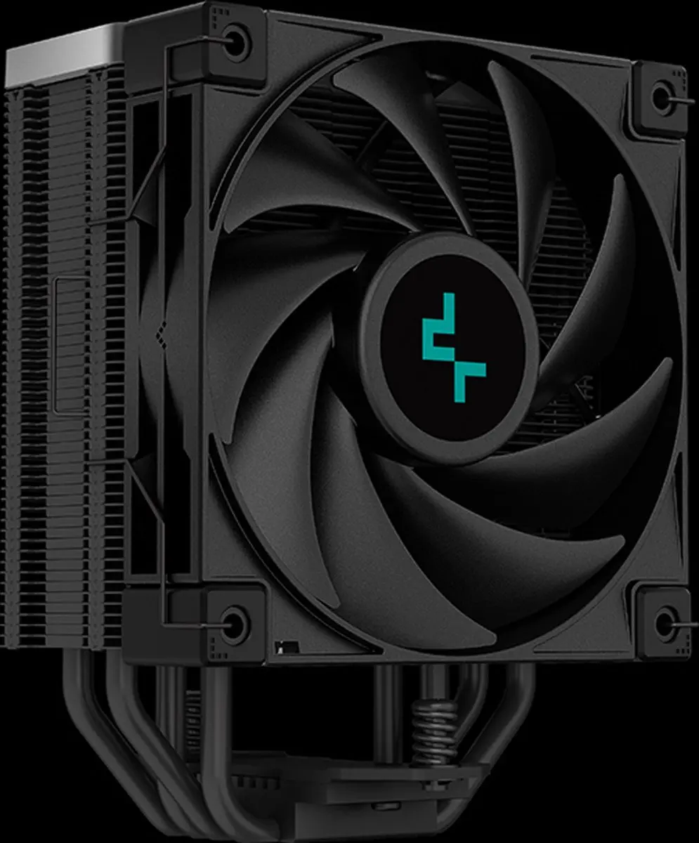 DeepCool AK400 Zero Dark CPU Koeler - 1x 120mm Fan - 220W TDP - Zwart
