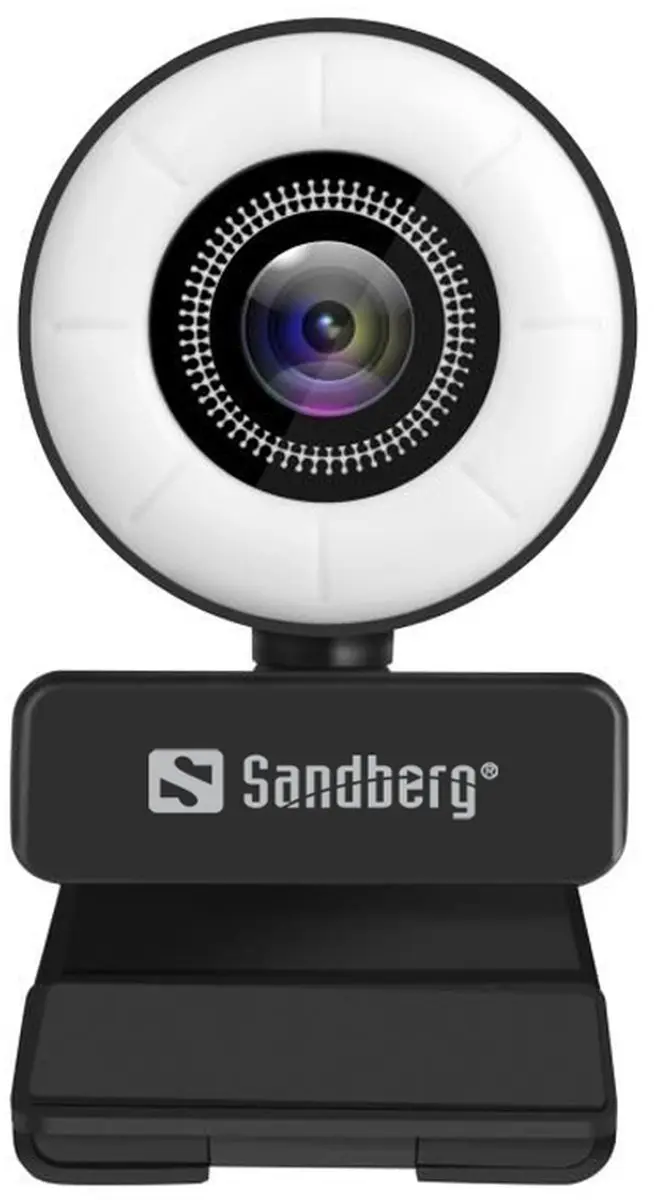 Sandberg 134-21 Webcam 2MP - USB 2.0 - Zwart
