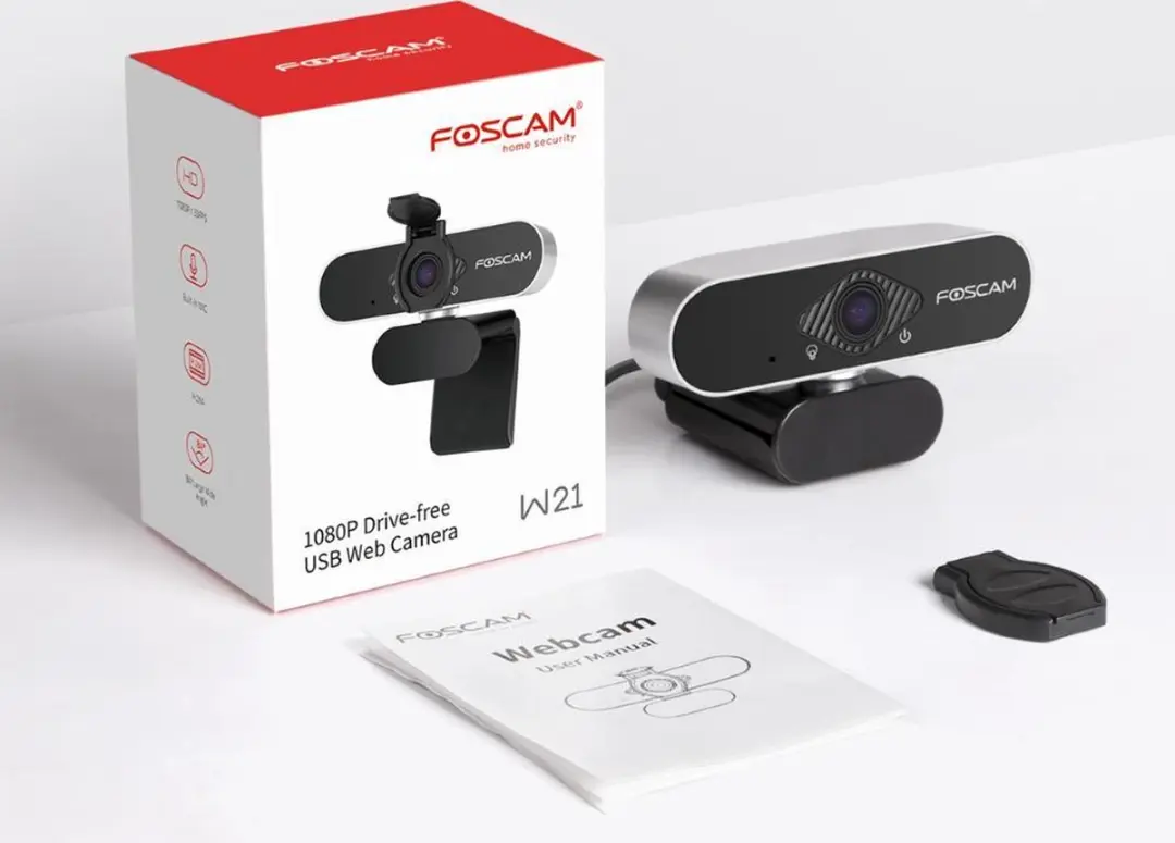 Foscam W21 Webcam 2MP - Full HD - Zwart - afbeelding 6 van 6