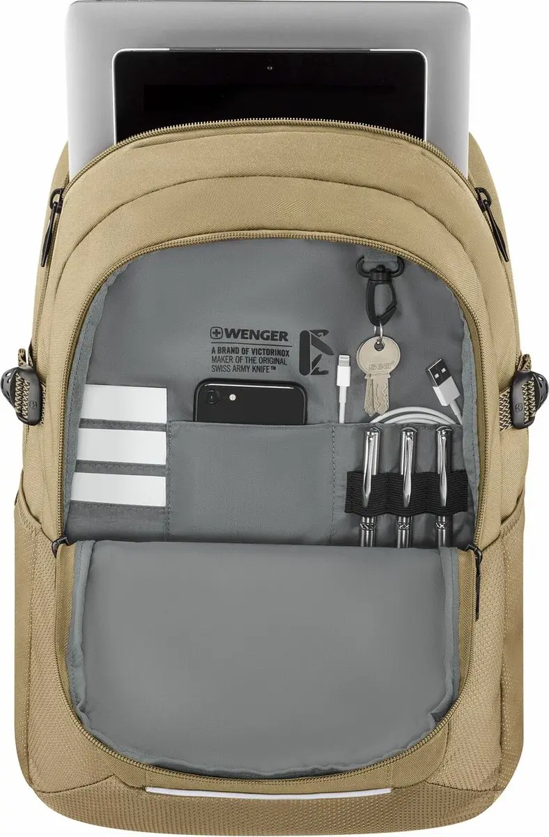 Wenger Ryde16 653185 Rugzak - 16" Laptop - 26L - Beige - afbeelding 6 van 6