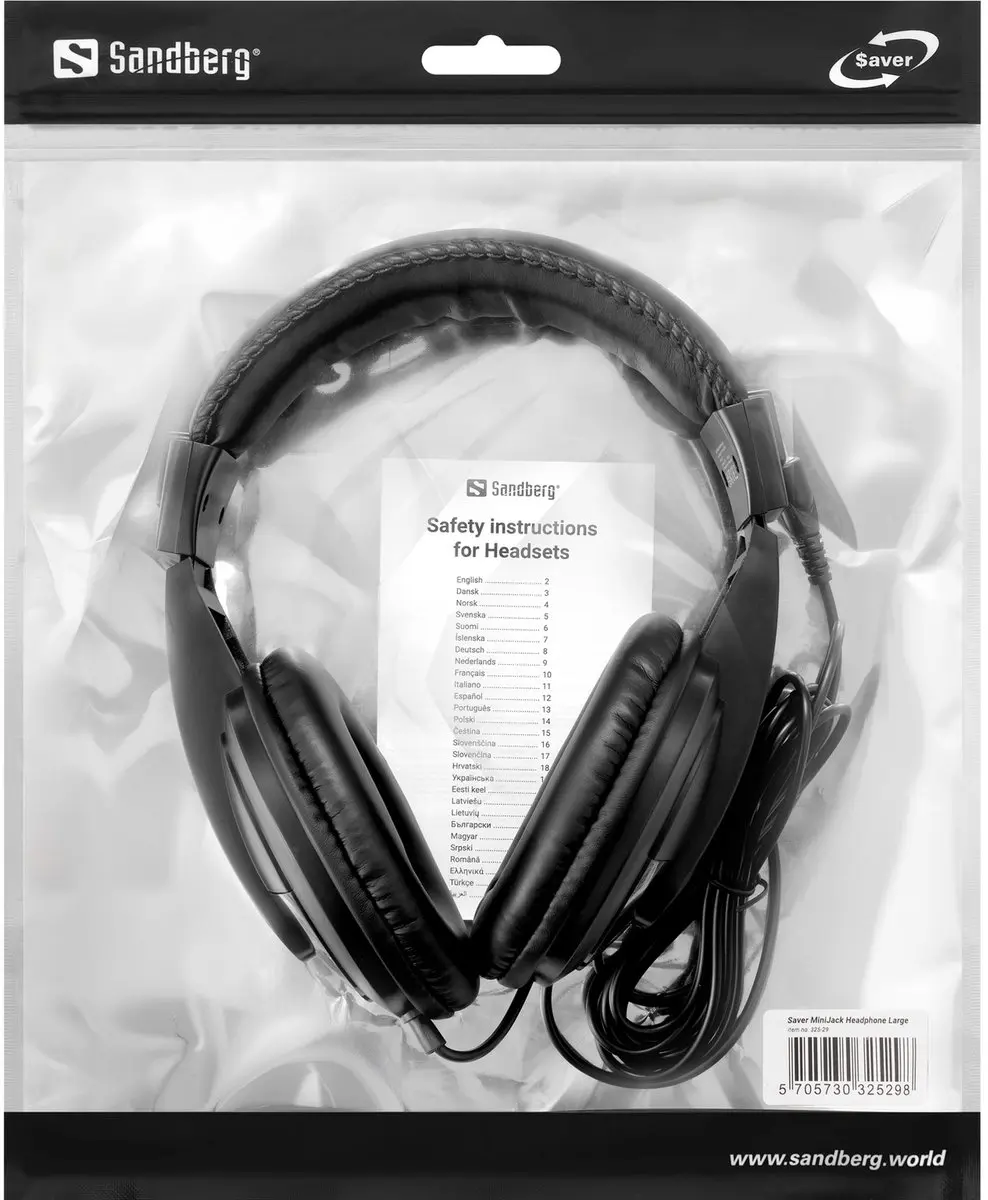 Sandberg 325-29 Headset - Bedraad - Zwart