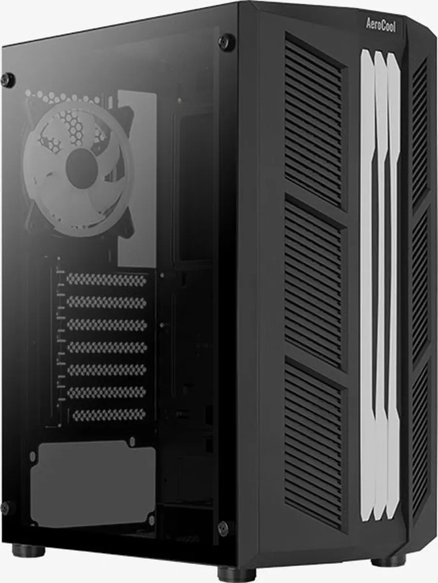 Aerocool Prime-G-BK-v2 Midi Tower - Zwart