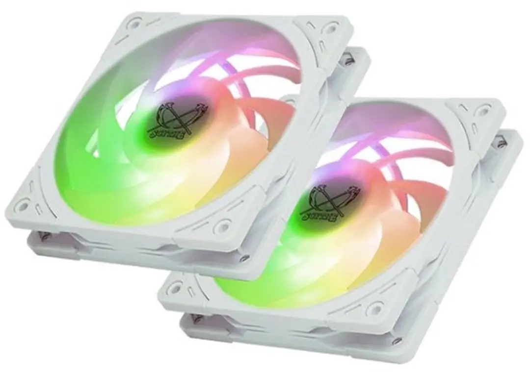 Scythe Mugen 6 SCMG-6000DWR Luchtkoeler - 2x ARGB Fans - Wit