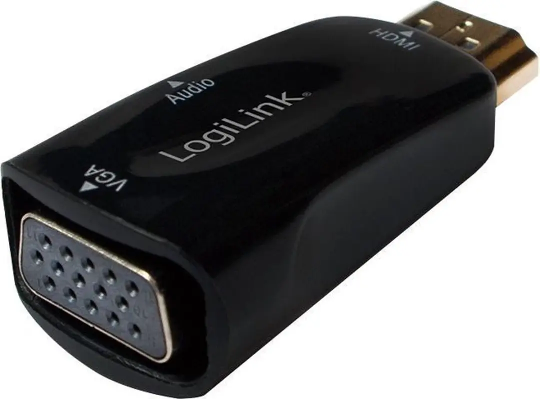 HDMI naar VGA + 3,5mm Jack Adapter YPC912-M - Zwart
