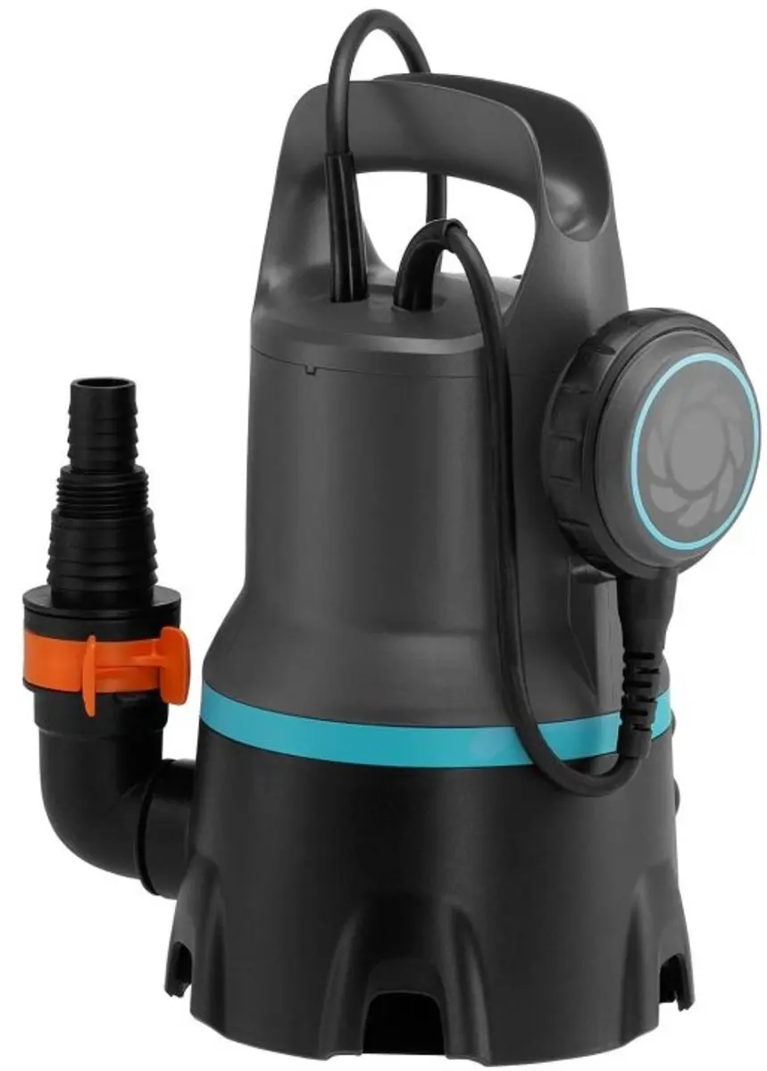Gardena Vuilwaterpomp 9000 300W - Rvs Zwart